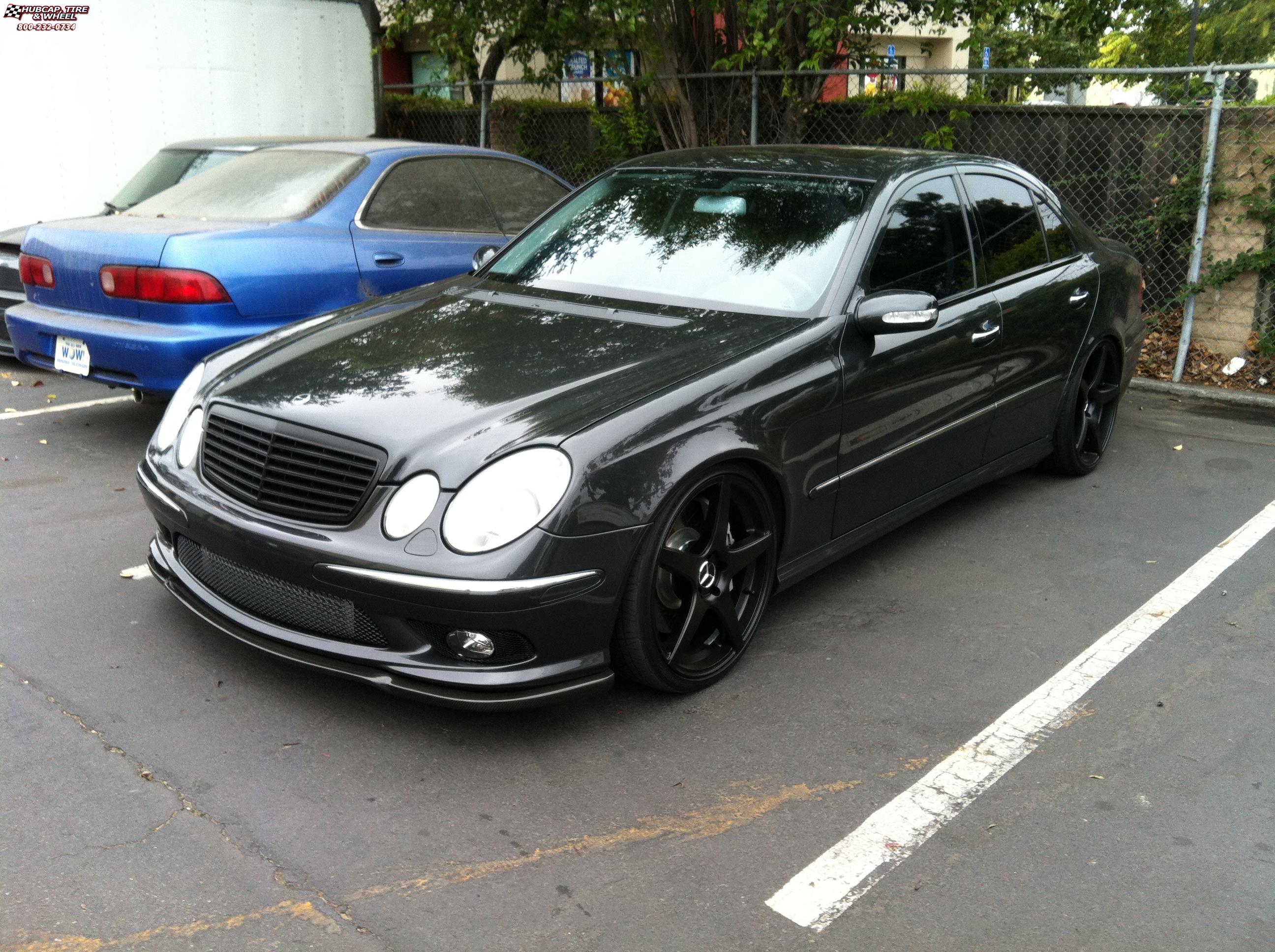vehicle gallery/mercedes benz e63 niche gt 5 m133 20x85  Satin Black wheels and rims